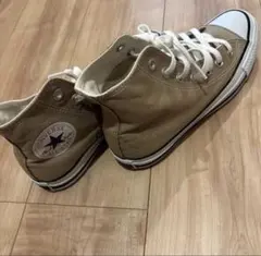 コンバース ハイカット ベージュ 24cm 美品 人気 定番 オールスター