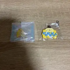 폼폼푸린 고무 열쇠 고리 가챠
