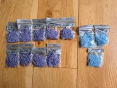 Hiroshima beads 紫色・水色ビーズセット➕️おまけ付き