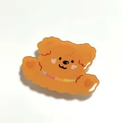 スマホリング　犬　可愛い　大きめ　落下防止　プードル　貼るだけ　簡単　匿名配送