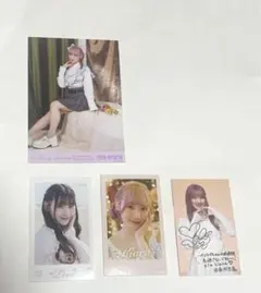 イコラブ 齋藤樹愛羅 ミニフォトカード・映画特典サイン＆メッセージ入りカード