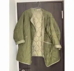 送料込❗️フリークスストア　キルティングジャケット Mサイズ オリーブグリーン