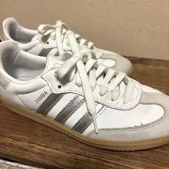 2026年最新】adidas samba 24.5 ホワイトの人気アイテム - メルカリ