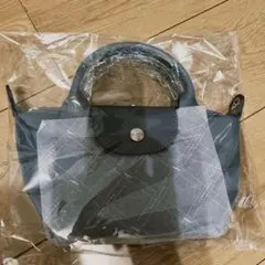 ロンシャン　プリアージュ　XS 2wayショルダーバッグ　ブルーグレー