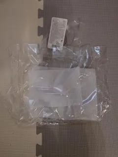 DAISO　クリアバッグ（ポケット付き）2枚セット