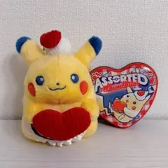 モロゾフ ピカチュウ 2024 ぬいぐるみ・ハート型缶 セット モロゾフ ピカチュウ 2024 ぬいぐるみ・ハート型缶 セット