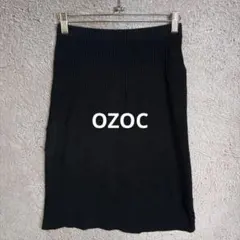 OZOC オゾック ニットスカート ブラック 黒 日本製 【38】のサムネイル