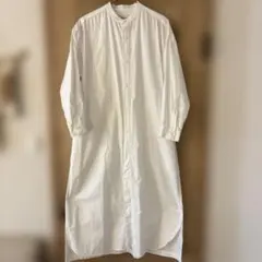 フォークアンドスプーン　バンドカラーワンピース