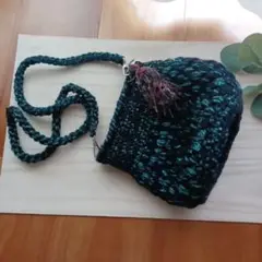 手編みショルダーバッグ　ハンドメイド