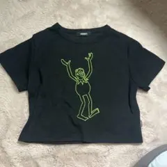 CHARM'S ディズニー カーミット 半袖Tシャツ ブラックのサムネイル
