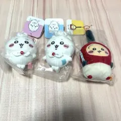 ホイップ誕生日なマスコット　ちいかわ　ハチワレ　うさぎ　セット