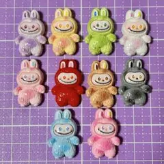 カラフル ラブブ デコパーツ セット