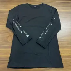 反射 プリント ストリート系 オーバーサイズ ロンT 長袖、Lサイズ