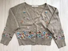 チャイルドウーマン　花柄　刺繍　カーディガンのサムネイル