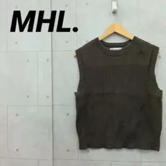 MHL. マーガレットハウエル ニットベスト 2 灰