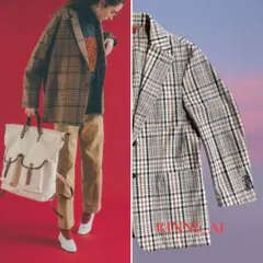 ミュウミュウ　超美品正規品　パナマコットンブルゾンジャケット　メンズも　モモ着用 ミュウミュウ 超美品正規品 パナマコットンブルゾンジャケット メンズ