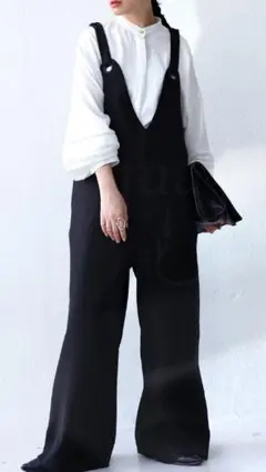 antiquaアンティカ モード✕カジュアル 極上とろみ 大人サロペット