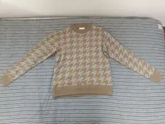 ABAHOUSE ハウンドトゥースニット 48