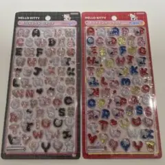 ハローキティ　ボンボンドロップシール　文字　サンリオ