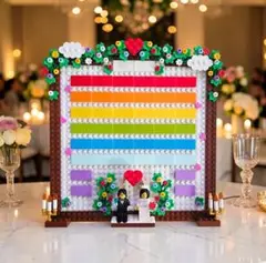 レゴ ミニフィグ ♡ ウェディング 結婚証明書 ウェルカムスペースC-47
