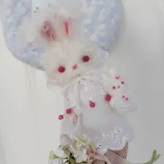 双子うさぎ アーティストベア 海外作家様 ハンドメイド ぬいぐるみ バニー 双子うさぎ アーティストベア 海外作家様 ハンドメイド ぬいぐるみ