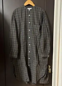 美品＊ジムフレックス＊チェック柄シャツワンピース