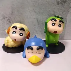 クレヨンしんちゃん　コスプレしんちゃんフィギュア　3体セット 箱なし