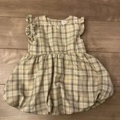 バースデイ　tete a tete バルーンワンピース　チェック