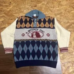 アーガイル柄 ニットセーター A PERFECT DAY