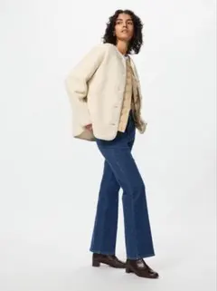 UNIQLO スリムフレアトラウザージーンズ