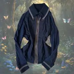 ダブルジップ ブルゾン