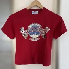キャプテン・サンタ Tシャツ Mサイズ レッド
