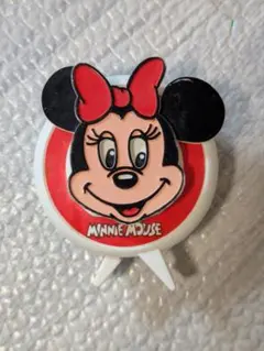 東京ディズニーランド開園当初のミニーマウスバッチ　ジャンク品