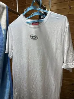 DIESEL ホワイト Tシャツ ロゴ付き
