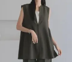 ホップサックベスト　チャコールグレー