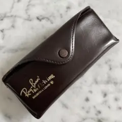 【ヴィンテージ】Ray-Ban レザー風 サングラスケース ブラウン
