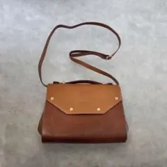 イタリア製 3way レザー ショルダーバッグ ハンドバッグ 森ガール トラッド