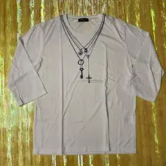 コムサイズム　七部袖　Tシャツ　sizeMのサムネイル