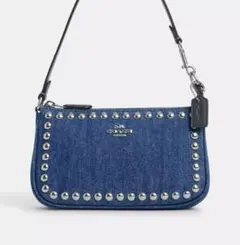 ⭐︎COACH⭐︎新品未使用⭐︎デニムポーチ⭐︎可愛い⭐︎プレゼント⭐︎リノータ19リベット