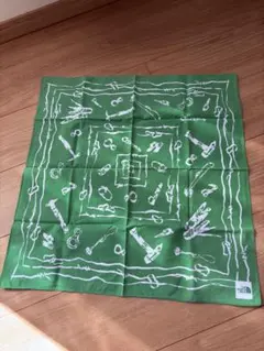 THE NORTH FACE グリーン バンダナ