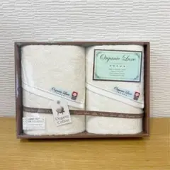 今治オーガニックリュクス フェイスタオル2P LU2007