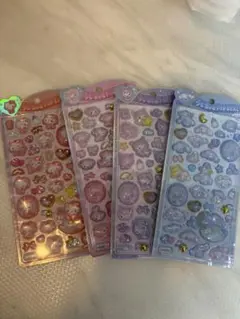 【バラ売り不可】正規品 うるちゅるポップシール サンリオ　4枚セット