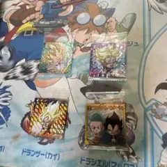 ドラゴンボール ウエハース4枚セット。