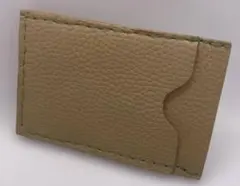 【新品】【牛革】 カードケース モカベージュ 姫路レザー