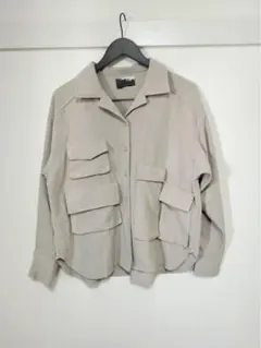 アンティカ antiqua 多機能 フラップポケット ジャケット