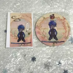刀剣乱舞 十周年 アニカフェ 第三弾 箔押しカード コースター 八丁念仏