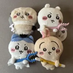 ちいかわ 討伐マスコット ちいかわ ハチワレ うさぎ ラッコ 4点 コンプ