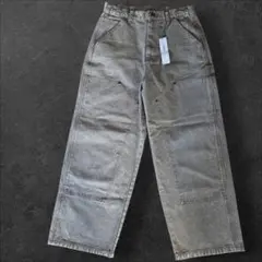 希少タグ付　チャオパニック　フェードダックダブルニーパンツ　ヴィンテージ　グレー
