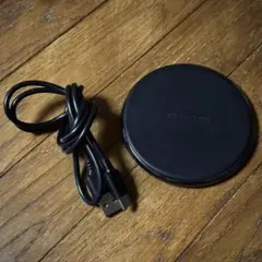 エレコム ワイヤレス充電器 ブラック W-QA20BK ELECOM