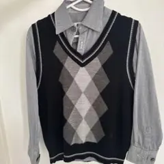 コムサ　シャツ　ベスト　キッズ　110